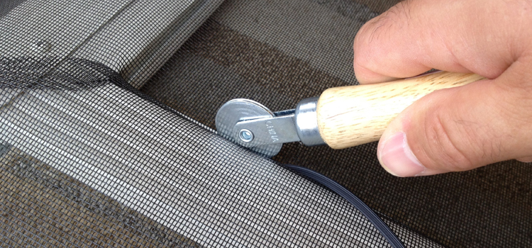 metal screen door repair in Salida
